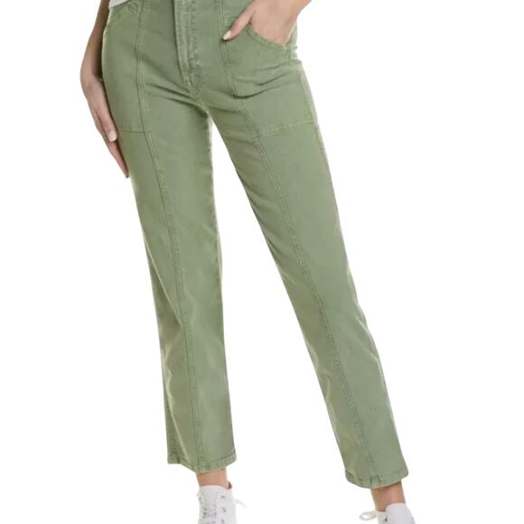 MOTHER The Springy Jeans Ankle Green Pants Size 28 - Picture 1 of 8
